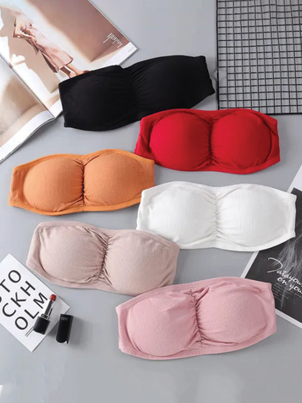 Soft & Comfortable Strapless Bra – Seamless Support