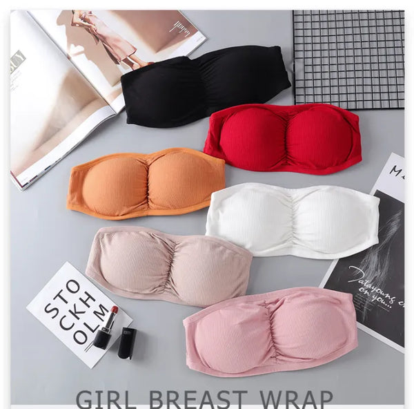 Soft & Comfortable Strapless Bra – Seamless Support